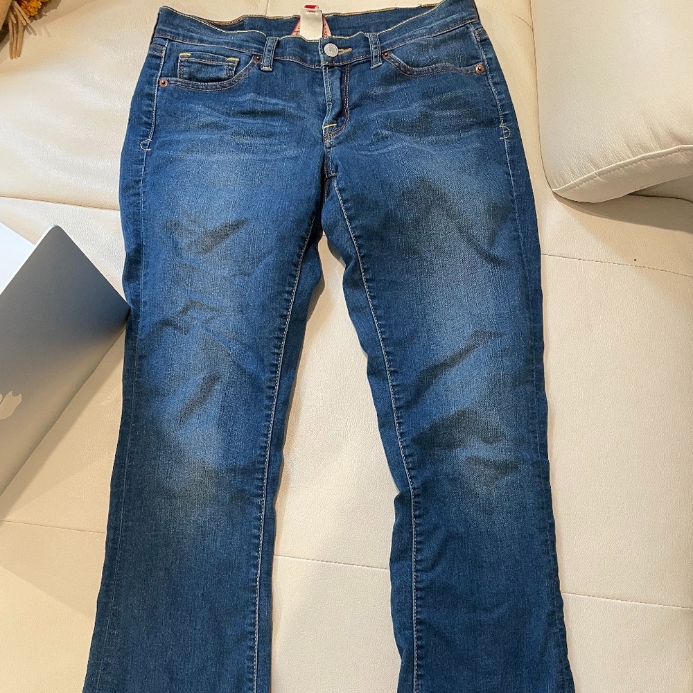 Lucky Brand Flared Medium Wash Jeans